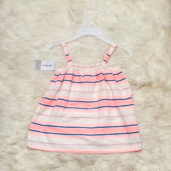 ⛱NWT: CARTER'S GIRLS WOVEN SUMMER TANK TOP - Picture 3 of 5